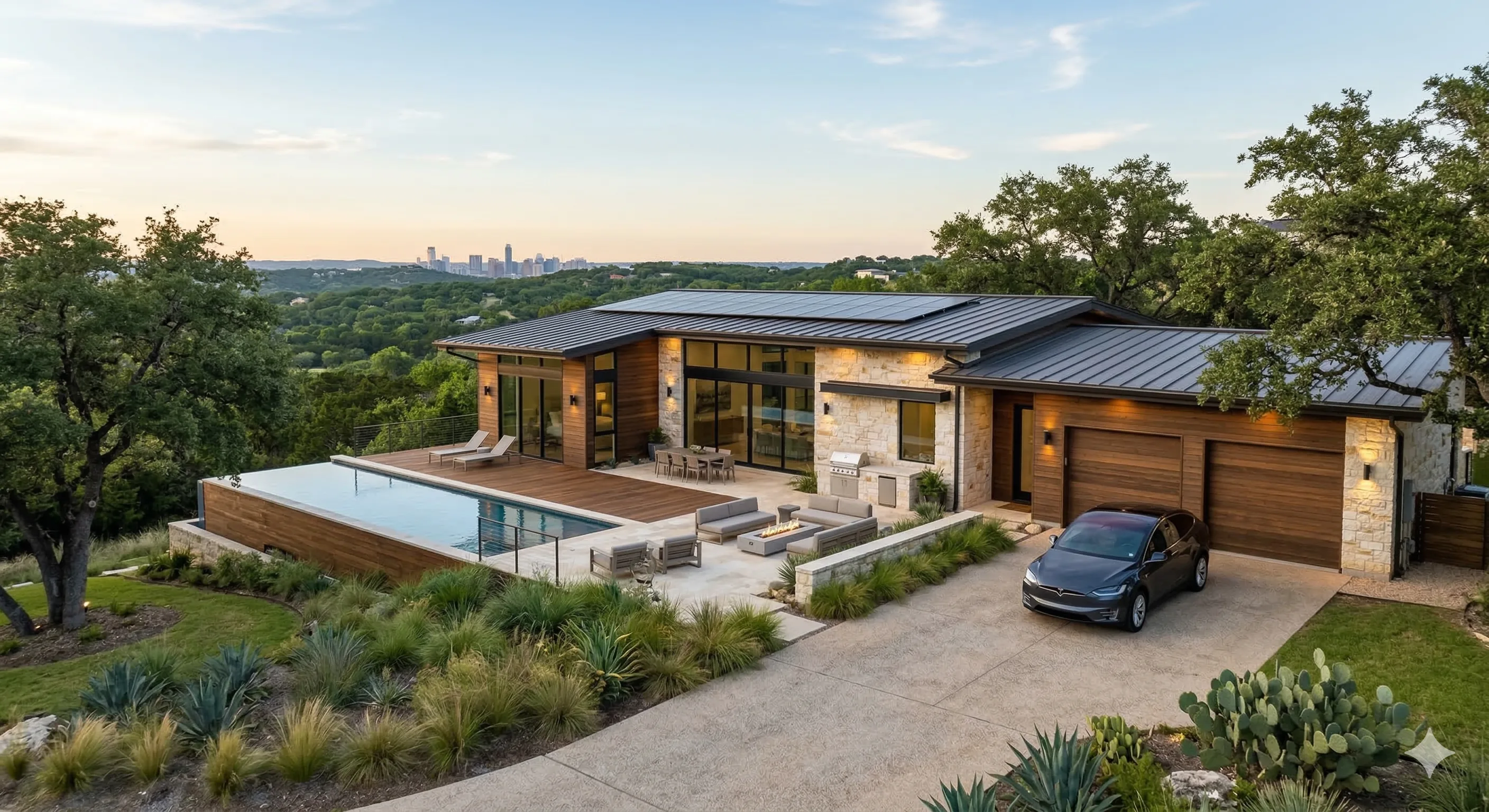 Austin home illustrating the HN Estates relocation service